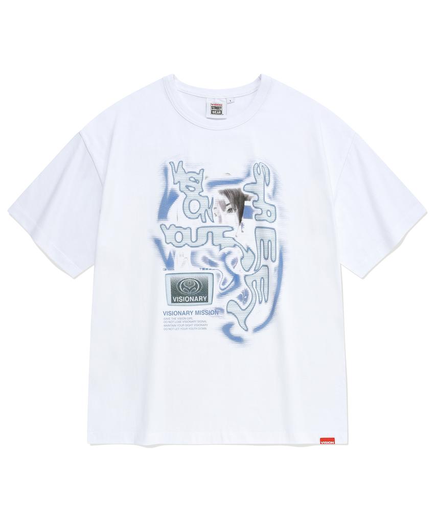VISION STREETWEAR Vsw Y2K Футболки Белые