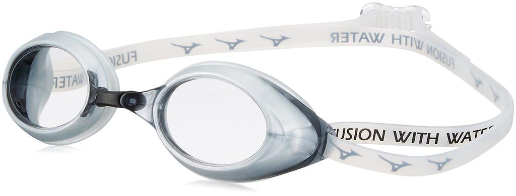 Mizuno Swim Goggles with Prescription Lenses and Integrated 85YA92004 (Special Frame) Cushion, Silver,