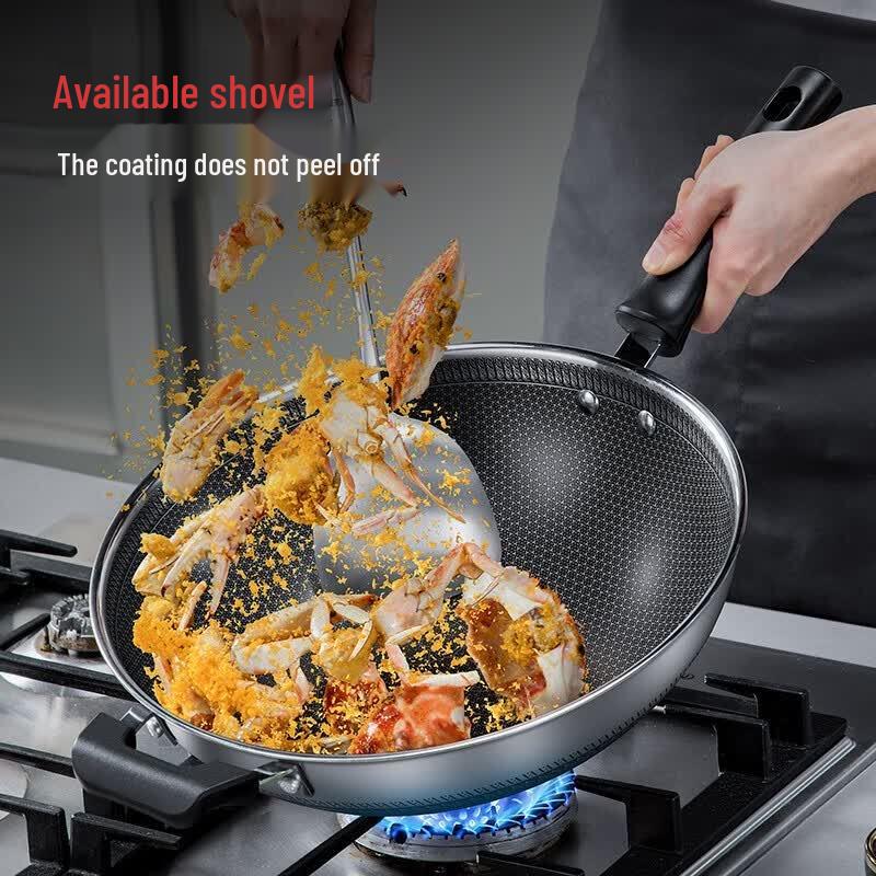 COOKER KING Сотовый вок из нержавеющей стали 316 с антипригарным покрытием