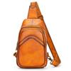 Genuine Leather Chest Bag Men's Bags Shoulder Crossbody Head Layer Cowhide Business Satchels