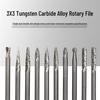 3 мм Фреза из карбида вольфрама для снятия заусенцев для металла и нержавеющей стали