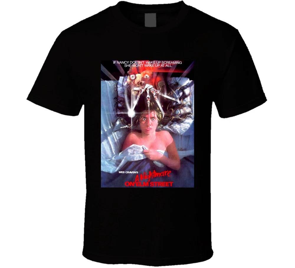 A Nightmare On Elm Street Cult Horror Movie Poster Freddy Kreuger T Shirt