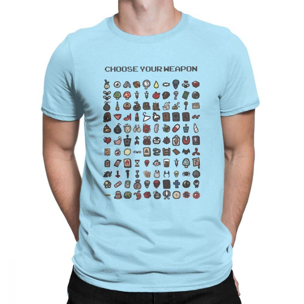 Men Tshirt 80s Binding Of Isaac T Shirt Original TShirts 100 Cotton Clothing Hip Hop Short Sleeve Tee Shirt Custom Store