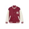 New MLB SS24 Baseball Jacket Unisex Red 3AJPV0141-50WIS
