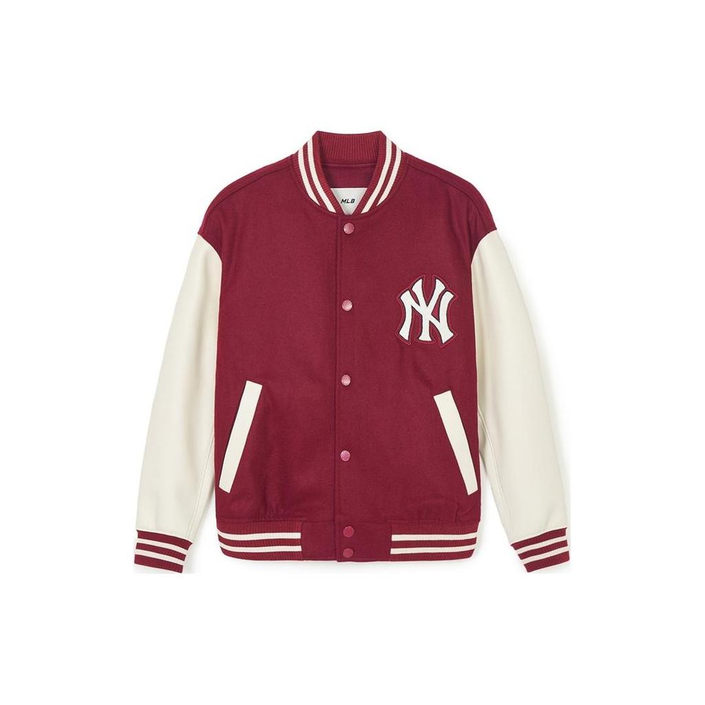 Новая бейсбольная куртка MLB SS24 Унисекс Красная 3AJPV0141-50WIS