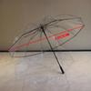 Eco-Friendly PVC Transparent Golf Umbrella,Wind-Resistant,Thick and Sturdy Long-Landled,Large-Sized Umbrella