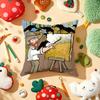 Funny VVan Gogh Cushion Cover Plush Fabric Soft DoubleSided Printed Sofa Warm Winter Home Gift Pillow Cover