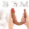 Double Head Dildo Realistic Longer Penis Anal Vaginal Stimulator Sex Toys