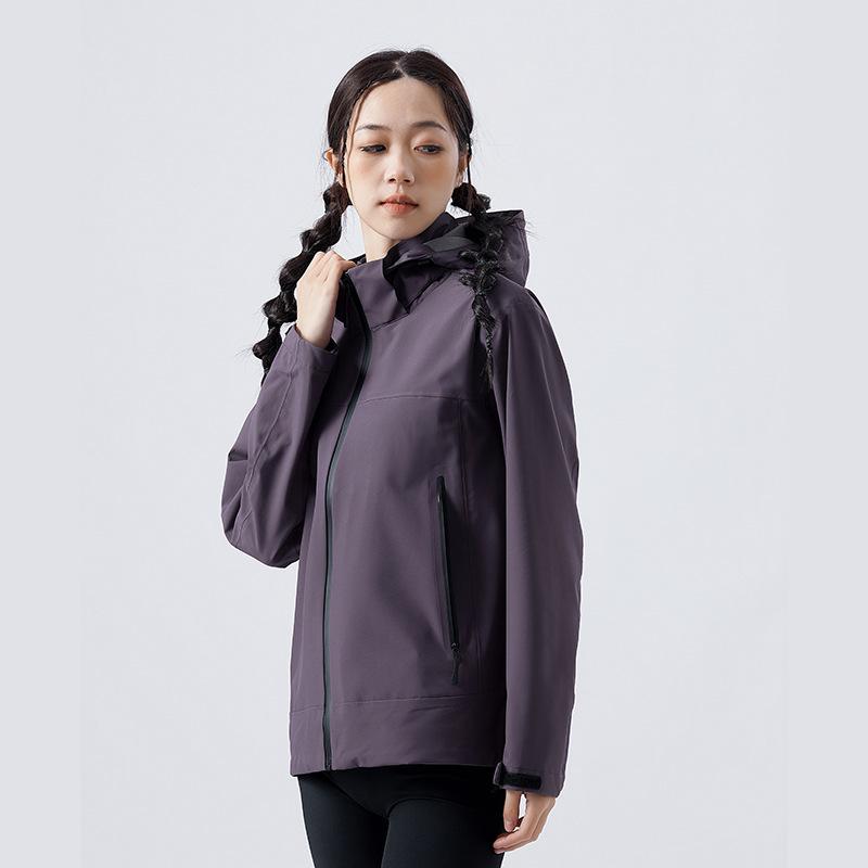 Однослойная куртка женская трехзащитная мужская для активного отдыха, альпинизма, легкая куртка