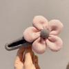 Large Flower Hair Claw Plush Flower Hairpin New Hair Clips  Autumn Winter