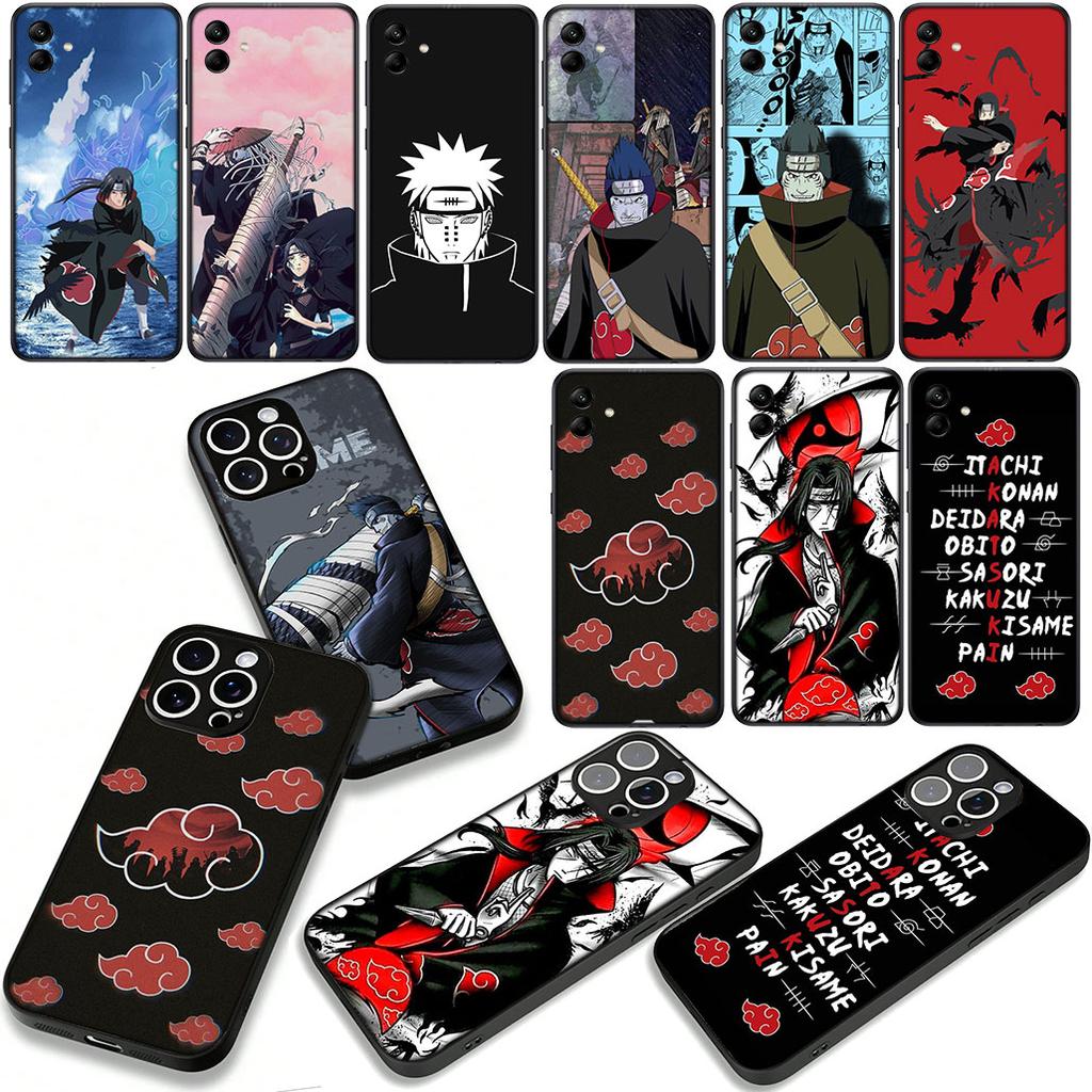 KISAME Itachi Akatsuki Narutos Pain Phone Cover Case for Apple iPhone 16 15 14 Plus 13 12 Mini 17 Pro Max + 16E Air 16+ ProMax