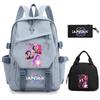 3Pcs/set Anime Cartoon Demon Hunters Printed Backpack for Teenger Children Student Schoolbag Girl Women Large Capacity Waterproof Travel Bag
