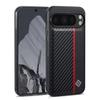 Carbon Fiber Texture PU Leather Phone Case for Google Pixel 9 Pro XL 9 8 7 Pro 7A 8A Shockproof Full Protection Cover Coque