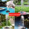 Автоматический солнечный прудовый фонтан-циркулятор и аэратор для наружного использования
