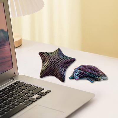Игрушка подвижная морская звезда, напечатанная на 3D-принтере, гибкая, для снятия тревоги и стресса, игрушка-непоседа в виде морской звезды, для дома и офиса