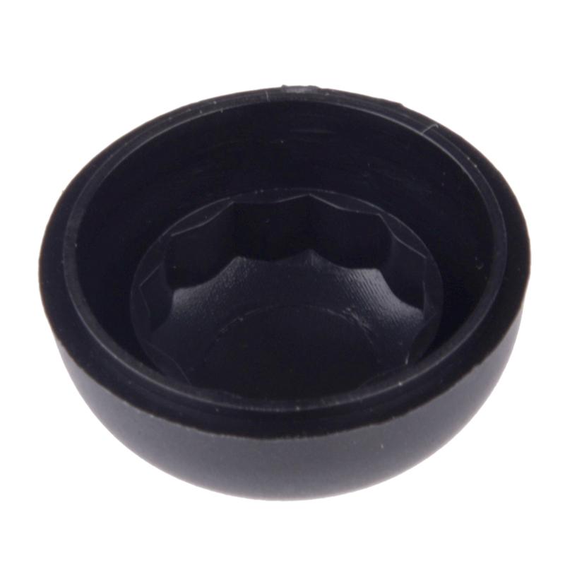 61618226006 8226006 2pcs Car Front Windshield Wiper Arm Nut Cover Cap Fit For BMW E46 E65 E66 E83 Black
