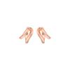 Silver Wave One-Touch Earrings Sc25A22J