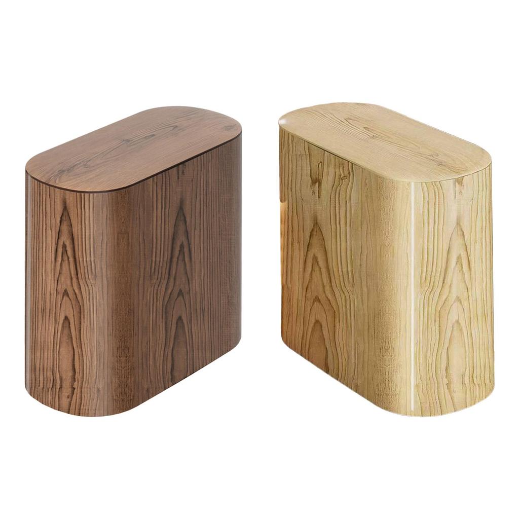 Trash Can Thin Waste Can Storage Bucket with Press Top Lid Wastebasket Waste Bin for Study Room Dorm Room Kitchen Narrow Spaces