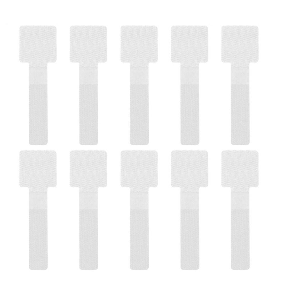 10Pcs Under Desk Cord Organizer Adjustable Data Cable Storage Space Saving Cable Organizer  Wall