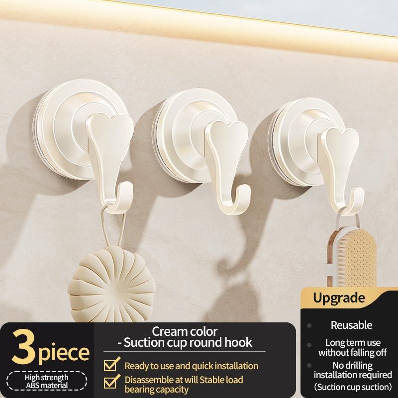 No Need To Drill Suction Cup Door Coat Hook Adhesive Hooks Row Hook, Key hook, Kitchen Hook, Storage Rack Clothes Hook