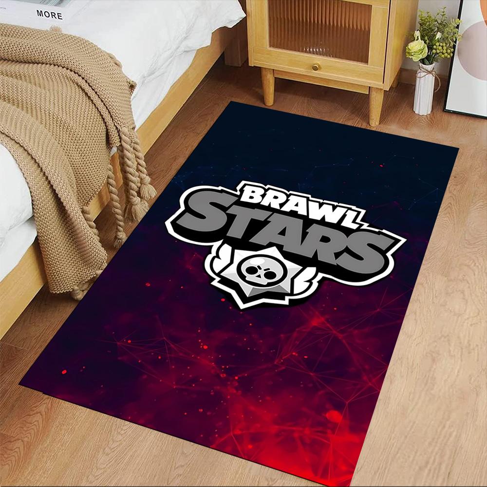 Brawl Stars Area Rug Suitable for Study room Dining Room Hallway Dormitory Anti-slip Rug Decorate Offices Perfect Gift for Valentine's Wedding Birthda
