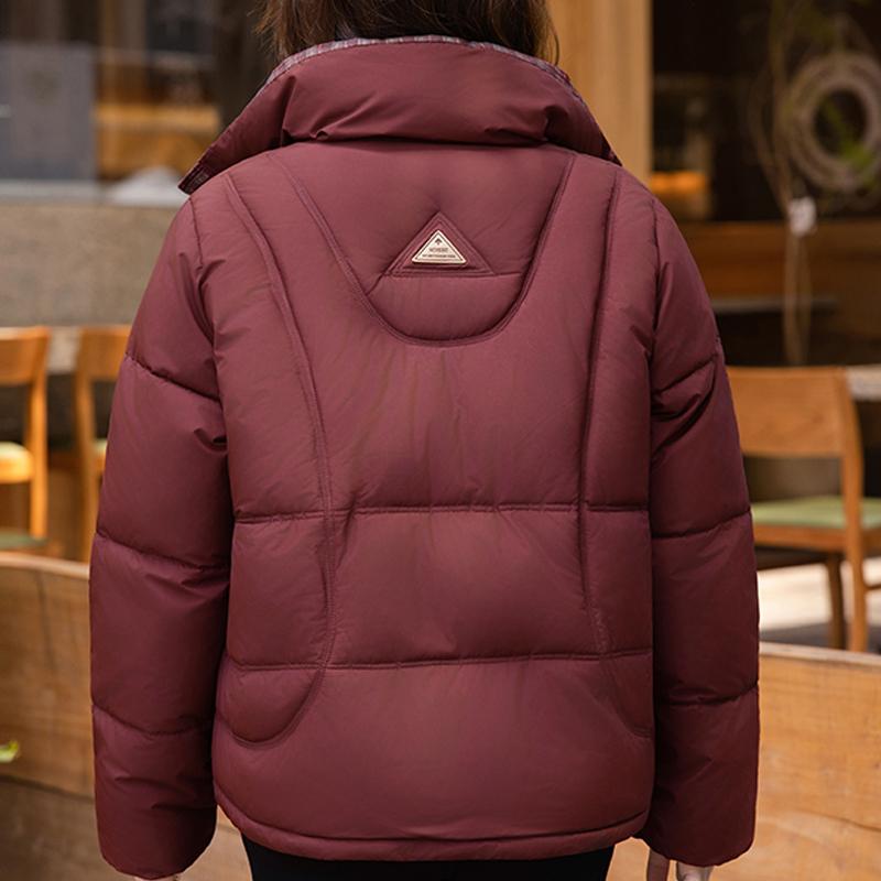 Модные женские зимние пальто больших размеров Элегантные свободные теплые короткие парки Женская куртка