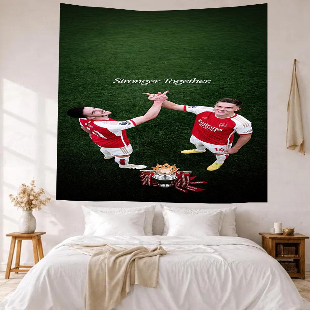 Arsenal Wall Decor Tapestry Art For Pet Memorial Birthdaywedding Party Backdrop Family Gift