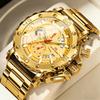 VA VA VOOM Chronograph Watch For Men Calendar Luminous Waterproof Man Clock Male Luxury Stainless Steel Men Quartz Watches Reloj