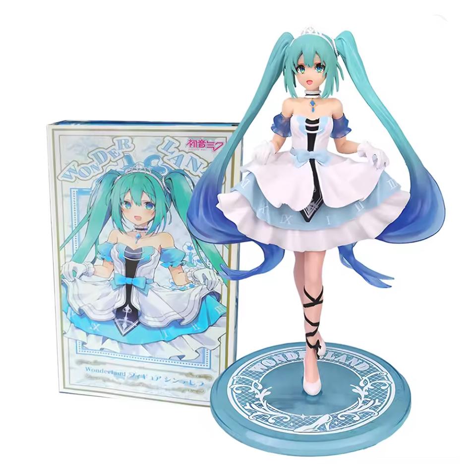 11-20 см Фигурка Хацунэ Мику X Киннаморолл Аниме Коллекционные Модели Декоративные Украшения Детский День Рождения Рождество Каваии Подарок