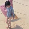 2025 Korean Style Girls' Floral Long Sleeve Sunscreen Swimsuit