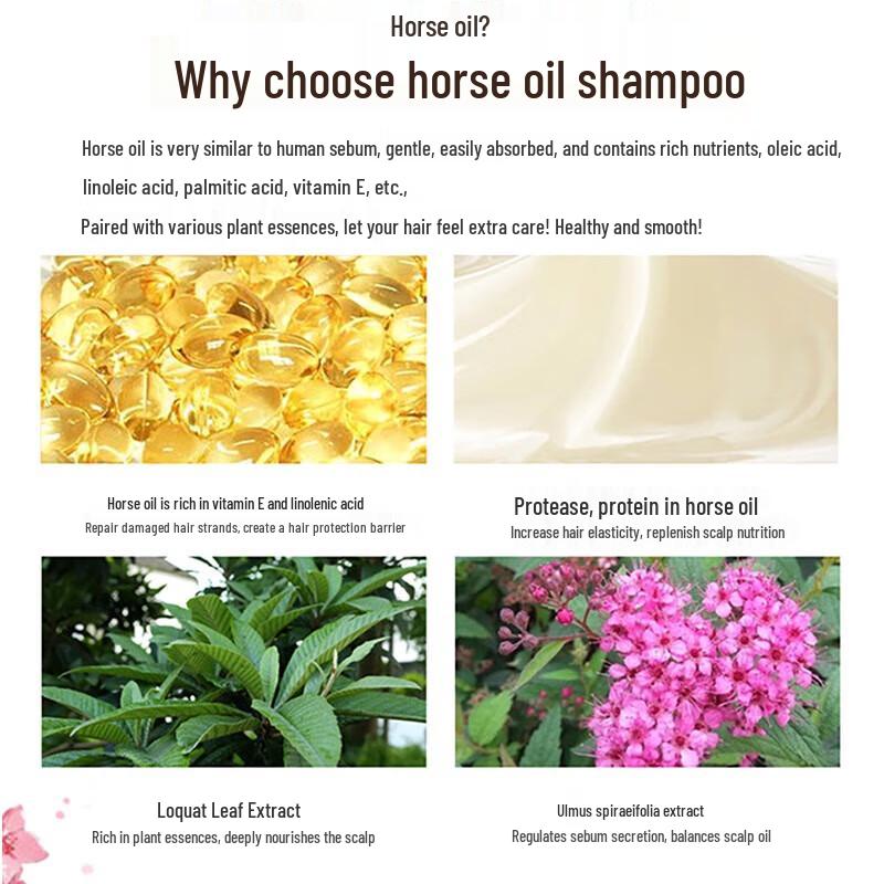 Diyin Japanese Horse Oil Shampoo & Conditioner Set