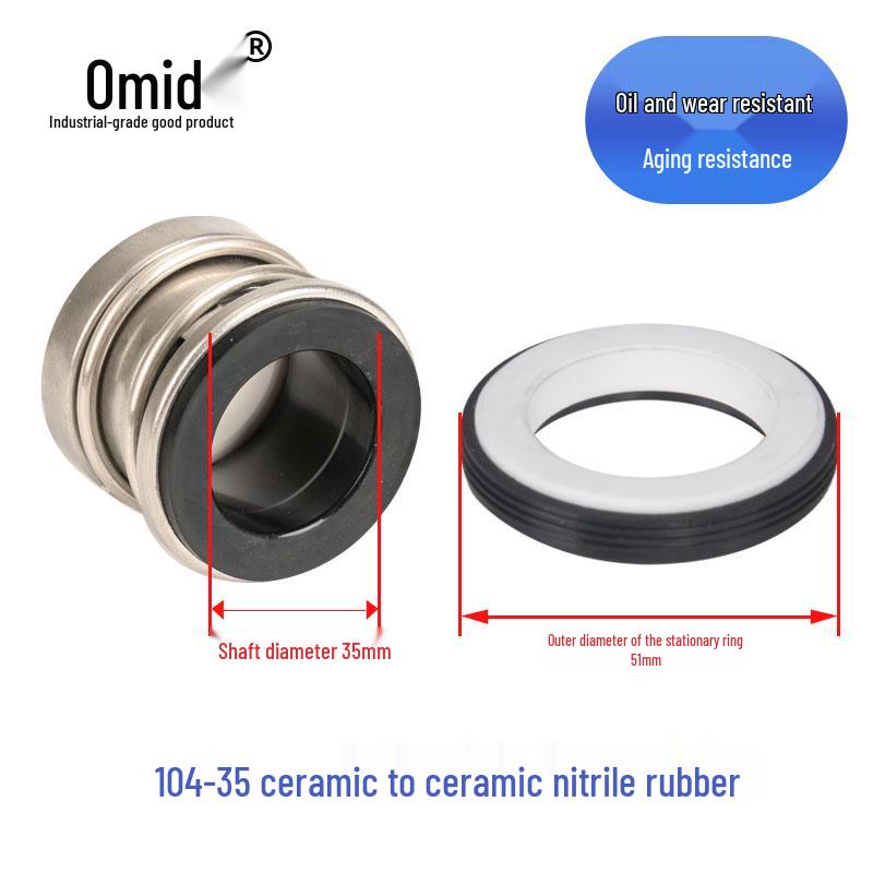 Механическое уплотнение водяного насоса, вал из керамического графита, размер 103/104-12-25-4