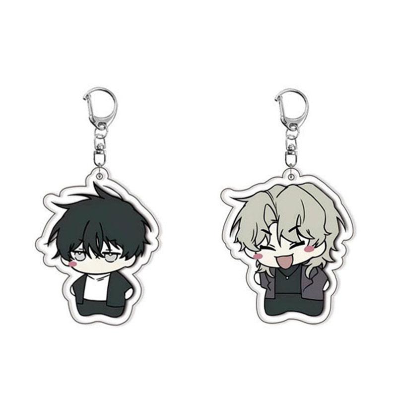 2D Аниме Мультфильм Акриловый Брелок Подвеска, Украшение для Сумки и Ключей, Брелок для Машины, Брелок, Идеальный Подарок для Любителей Аниме