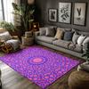 Floral Area Rug Washable Non Slip Indoor Outdoor Carpet Modern Abstract Pattern Home Decor Living Room Bedroom Floor Mat
