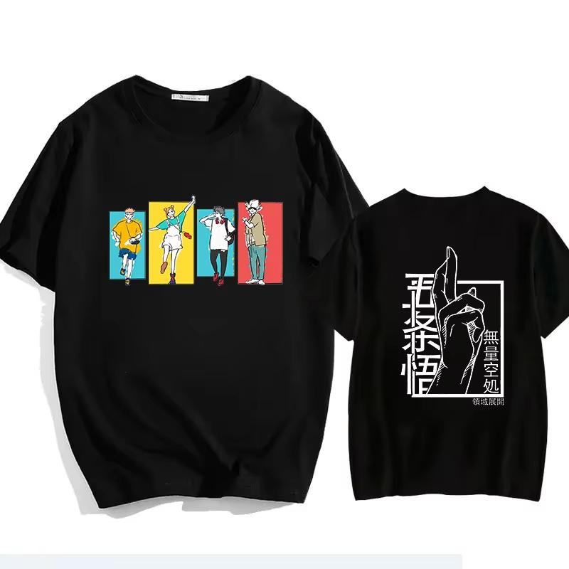 Japanese Jujutsu Kaisen Gojo Anime Tshirt UnisexAnime Gojo Satoru Graphic T Shirts Short Sleeve Tee Tshirts Tops