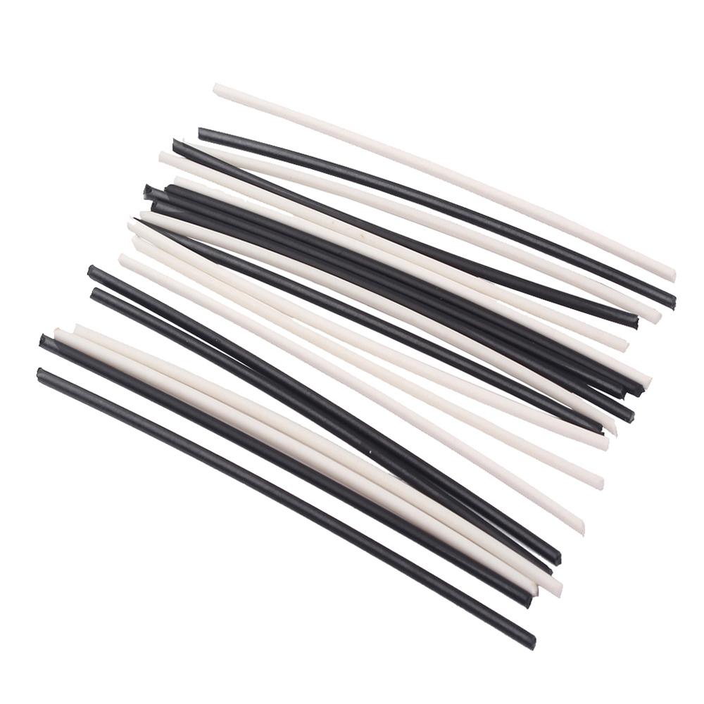 Гитара Бас Боковые Точки Накладка Гриф Маркер Позиции Музыкальный Инструмент Инкрустация Точки 102 * 2 мм 10 шт. Белые и 10 шт.