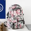 Graffiti Schoolbags for Men and Women Junior High School Students New Large Capacity High School Students College Students Backpack Men's Backpack