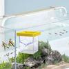 Aquarium Breeder Box Hatchery Floating Square Acrylic Isolation Incubation for Baby Fish