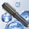 Cordless Hair Curling Iron Brush USB Rechargeable Travel Heated Round Brush 3-in-1