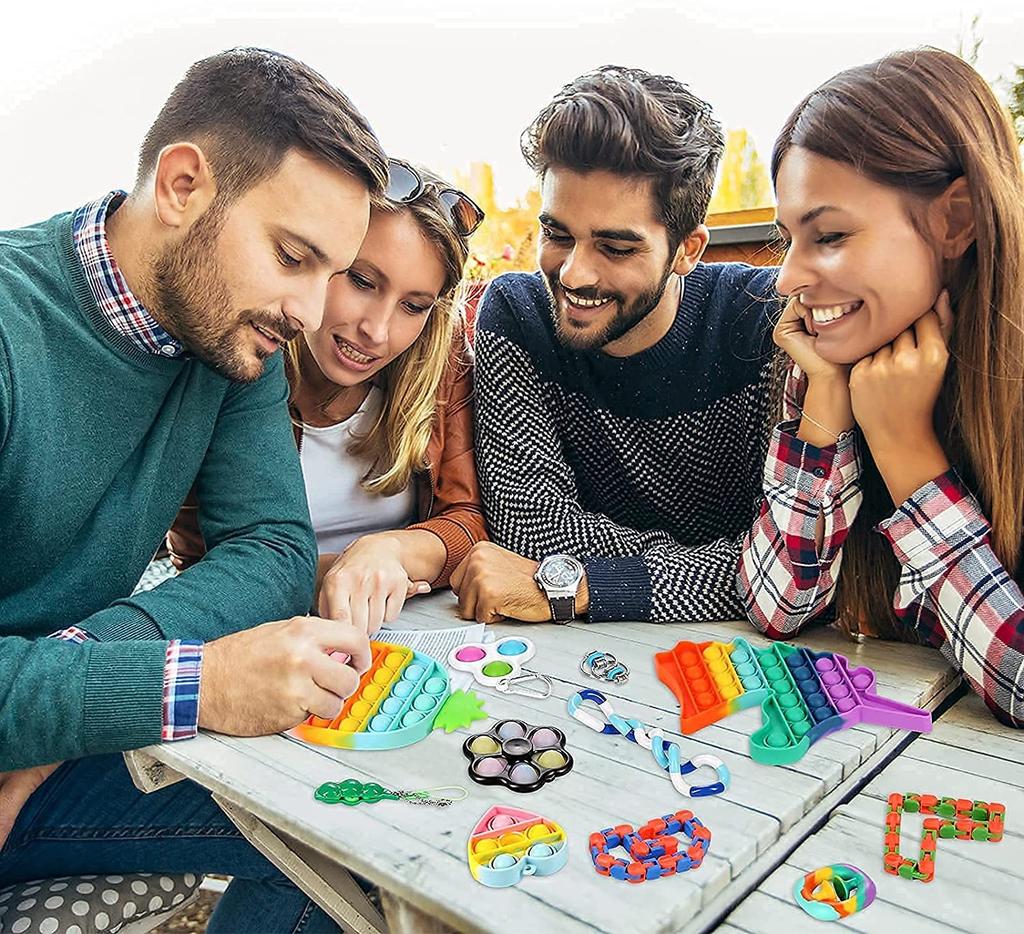 (H0826)Инструменты для снятия стресса и беспокойства для детей и взрослых, набор игрушек для снятия стресса