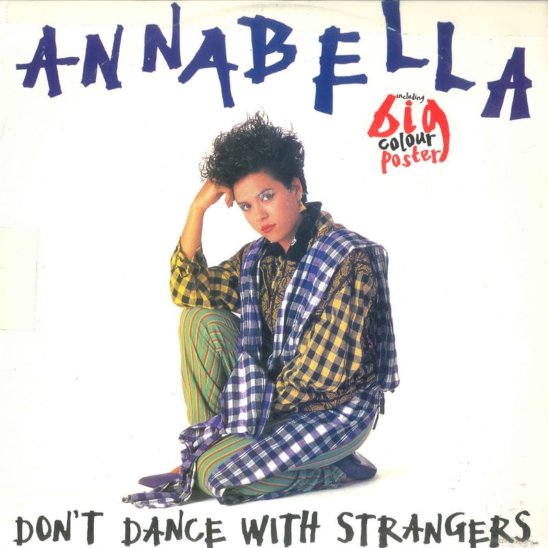 12-дюймовая пластинка ANNABELLA Don't Dance With Strangers PT40378 RCA 1985 UK Dance Electronica Б/у