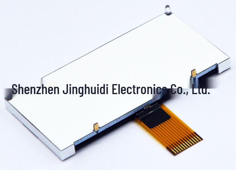 2.8-inch FSTN Dot Matrix LCD Screen: Black Background, White Text, SPI Interface, 12-Pin