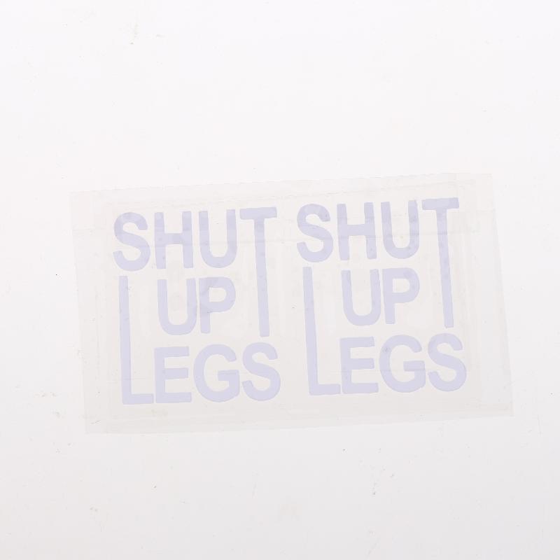 2 шт. Наклейки на верхнюю трубу рамы велосипеда Заткнитесь, ноги Велосипедная наклейка Водонепроницаемая виниловая наклейка Украшение Для аксессуаров для горного велосипеда