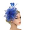 Wedding Fascinator Hat Cocktail Tea Party Headband Feather Headpiece & Gloves Set  for Women Girls