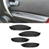 Для Nissan QASHQAI J10 2007 2008 2009 2010 2011 2012 2013 2014 2015 Автомобильные дверные панели Подлокотник Отделка из микрофибры и кожи Черный