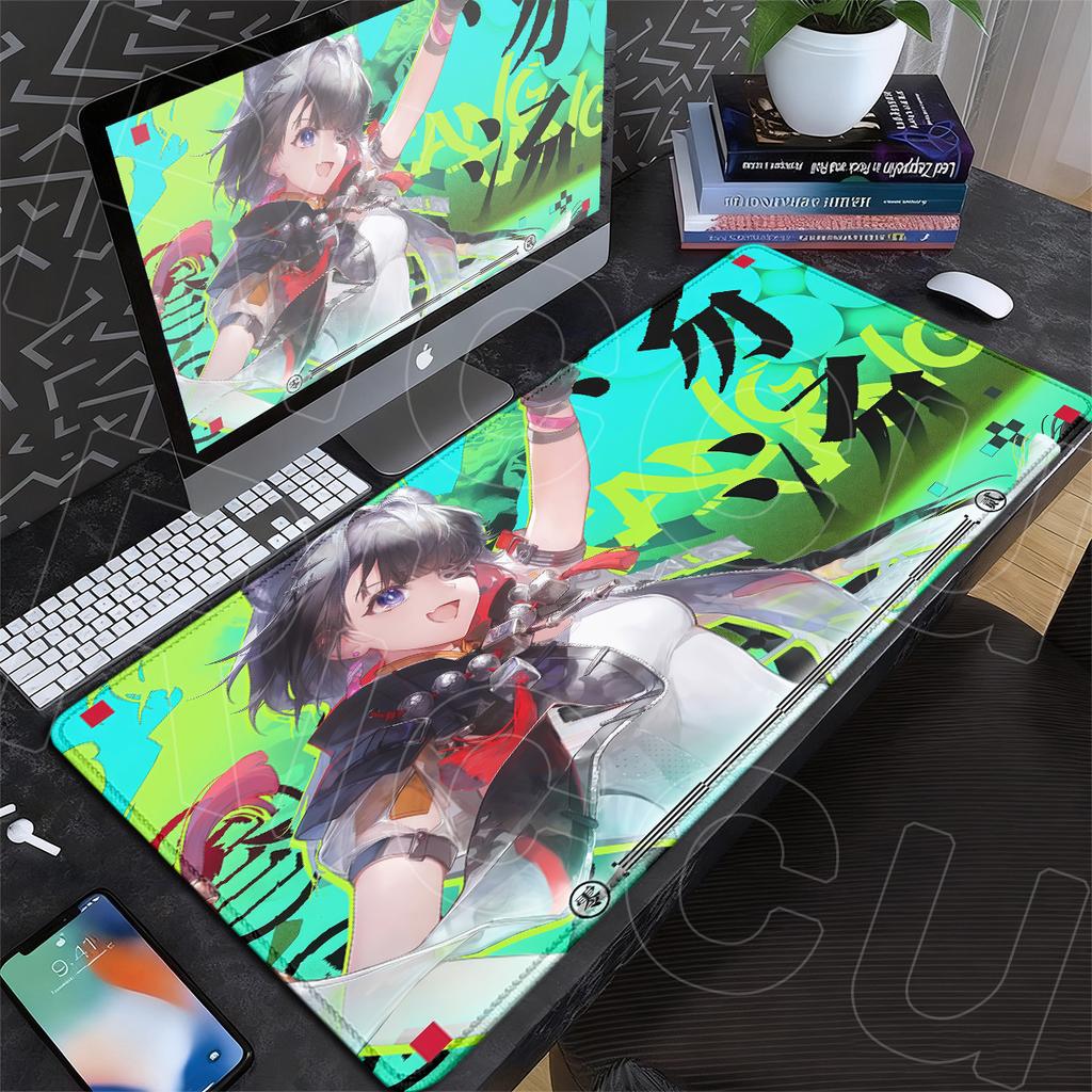 Нескользящий резиновый офисный коврик для ноутбука, настольный коврик, большой коврик для компьютерных игр, аниме-коврики, кавайная девушка, Tangtang, Arknights Endfield, коврики для мыши