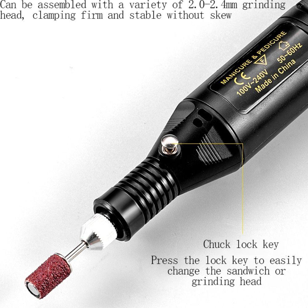 Регулируемая скорость электрическая ручка для резьбы шлифовальная ручка-гравер мини электрическая шлифовальная машина маникюр