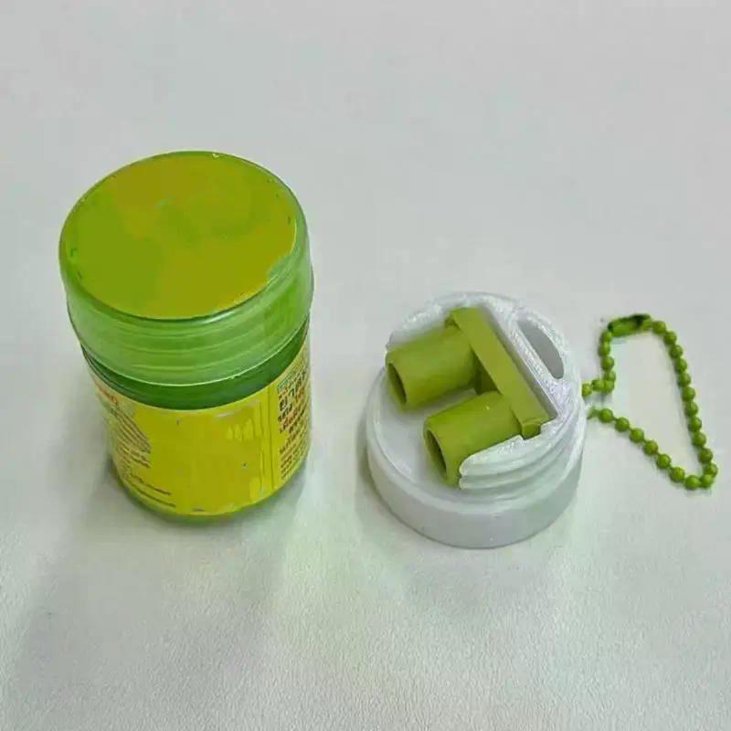 Складной травяной ингалятор Крышка Мини диспенсер для ингаляций эфирными маслами и духами Традиционный тайский назальный ингалятор