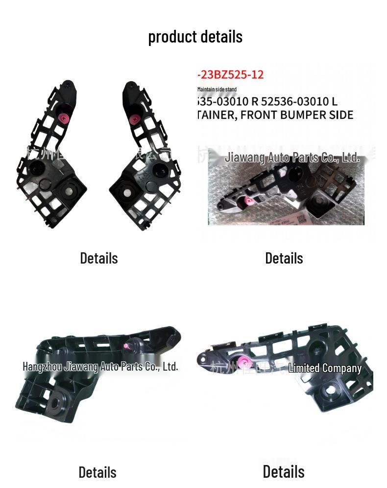 Toyota BZ3 2023 Front Bumper Side Bracket (Right: 52535-03010, Left: 52536-03010)