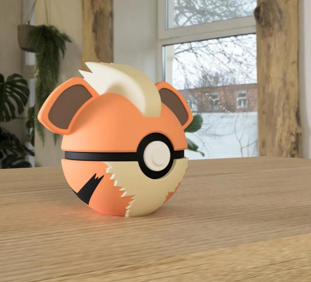 Покебол Форма Покемона Сфера Фигурки Модель Статуэтка Настольное Украшение 3D Печатная Модель Модная Игрушка Подарок-Сюрприз Коллекционная